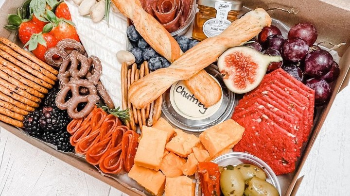 Charcuterie cuts or Vegetarian nibbles