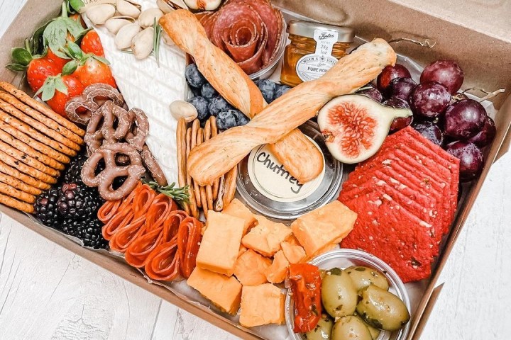 Charcuterie cuts or Vegetarian nibbles