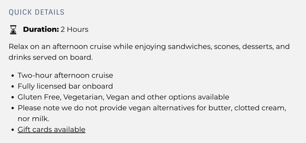 Afternoon Tea in Skipton fact